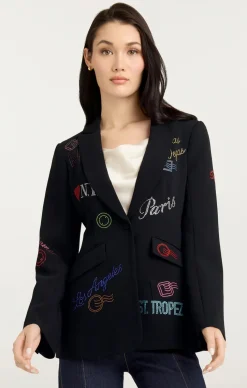 Around The World Embellished Cheyenne Blazer