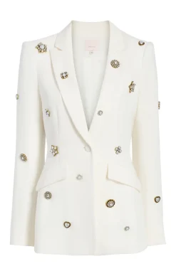 Gold Charm Embellished Cheyenne Blazer