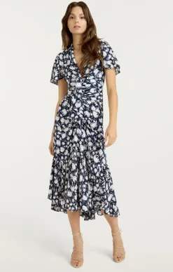 Graphic Floral Peeta Dress
