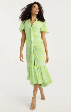 Graphic Floral Peeta Dress