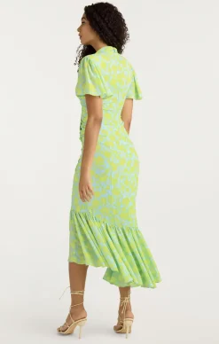 Graphic Floral Peeta Dress