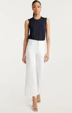 Knit Front Lenore Top