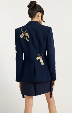 Paisley Embellished Cheyenne Blazer