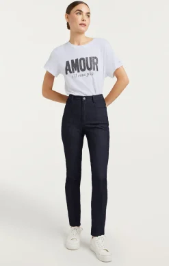 Rhinestone Amour Sil Vous Plait Tee