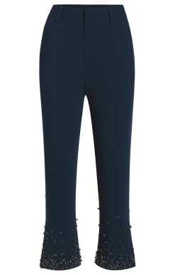 Rhinestone Crackle Cropped Kerry Pant