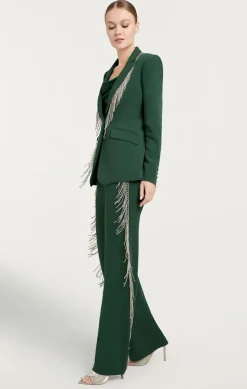 Rhinestone Fringe Embellished Cheyenne Blazer