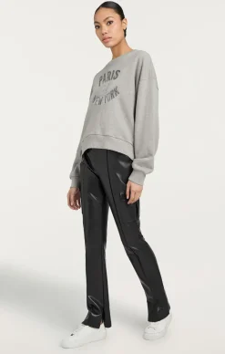 Rhinestone Paris New York Brandy Pullover