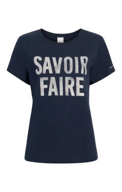 Rhinestone Savoir Faire Tee