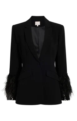 Sequin And Feather Cheyenne Blazer