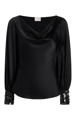 Sequin Cuff Taylee Top