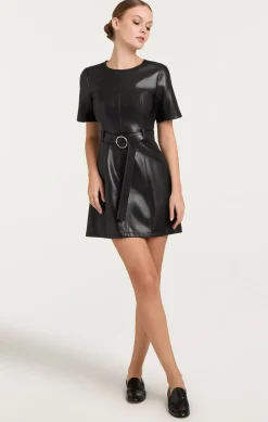 Vegan Leather Siv Dress